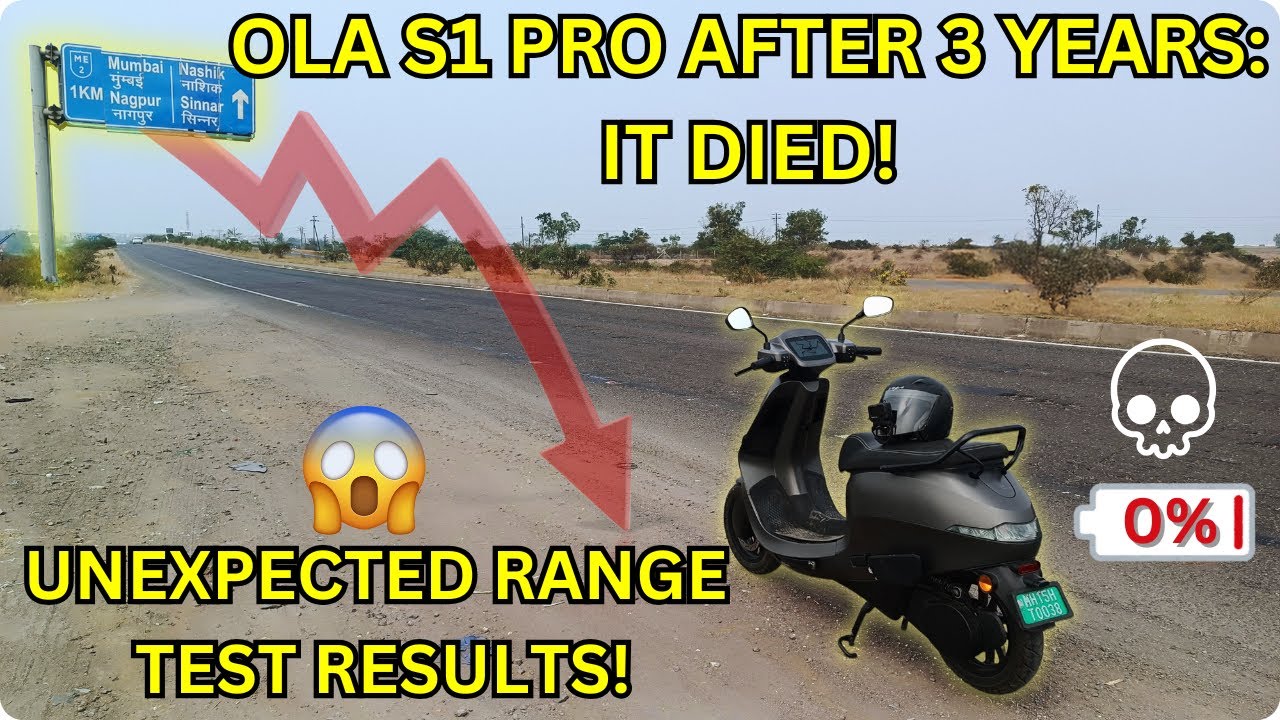 Ola S1 Pro After 3 Years: Shocking Range Test Results… IT DIED! 😱 Real Battery Degradation Test