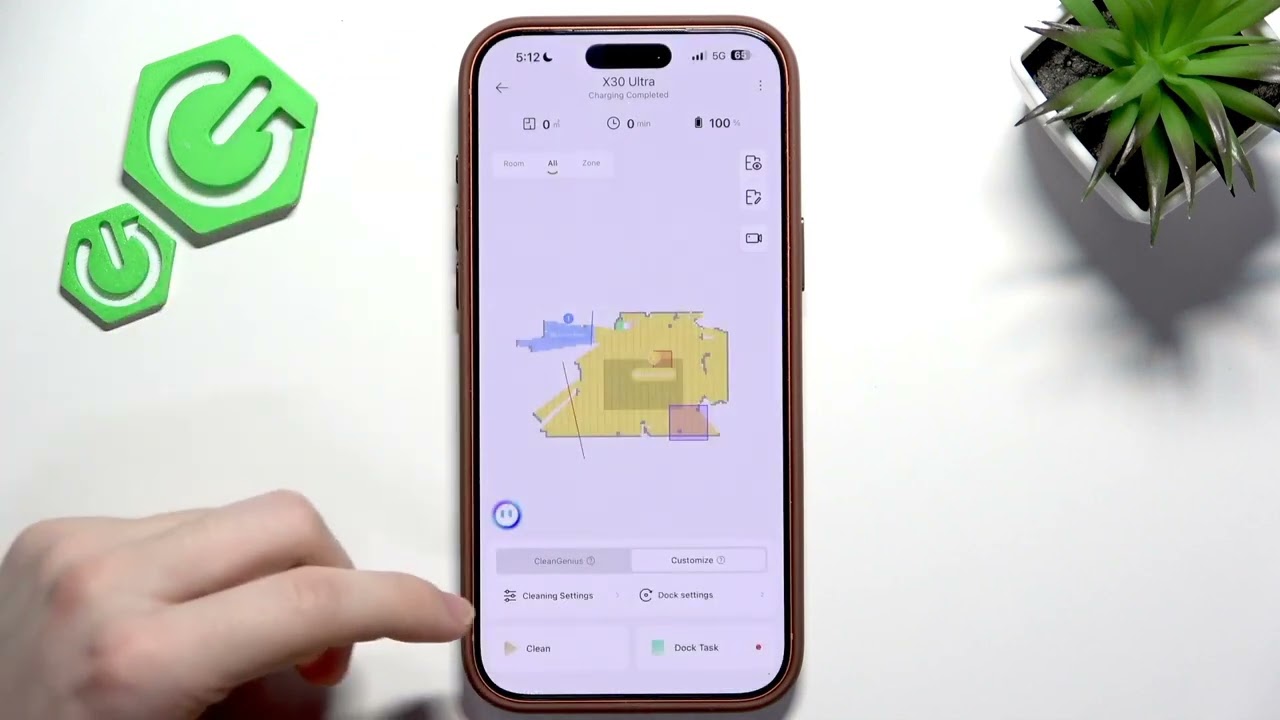 DREAME X30 Ultra – Come attivare il lavaggio automatico del mocio