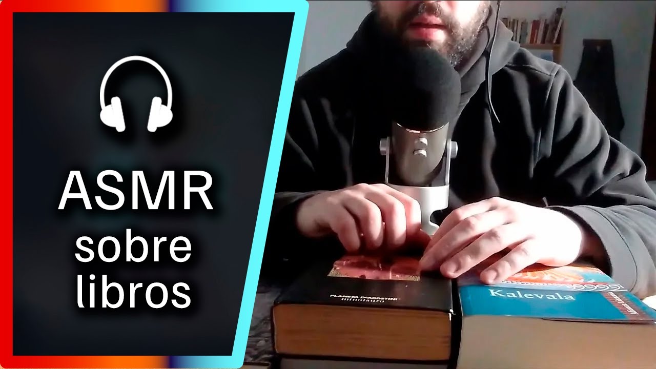 🎧 ASMR 📋📚 Hablando sobre libros y mi lista de libros por leer [Susurros, voz grave y tapping]