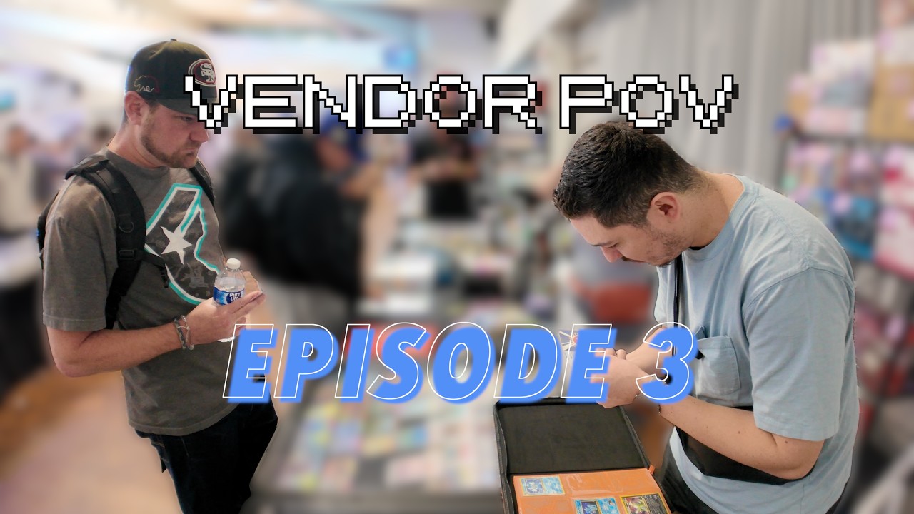 He Brought His Childhood Binder! | Pokemon Vendor POV