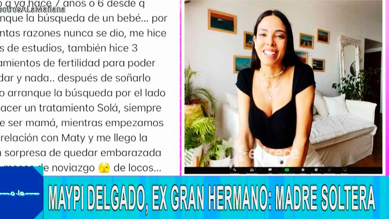 Maypi Delgado embarazada: eligió ser madre soltera porque el padre aún no quería