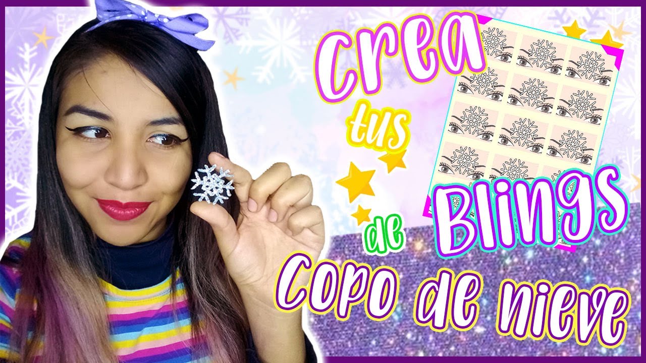 Blings fáciles para pintacaritas - Facepainter / Blings Frozen  paso a paso