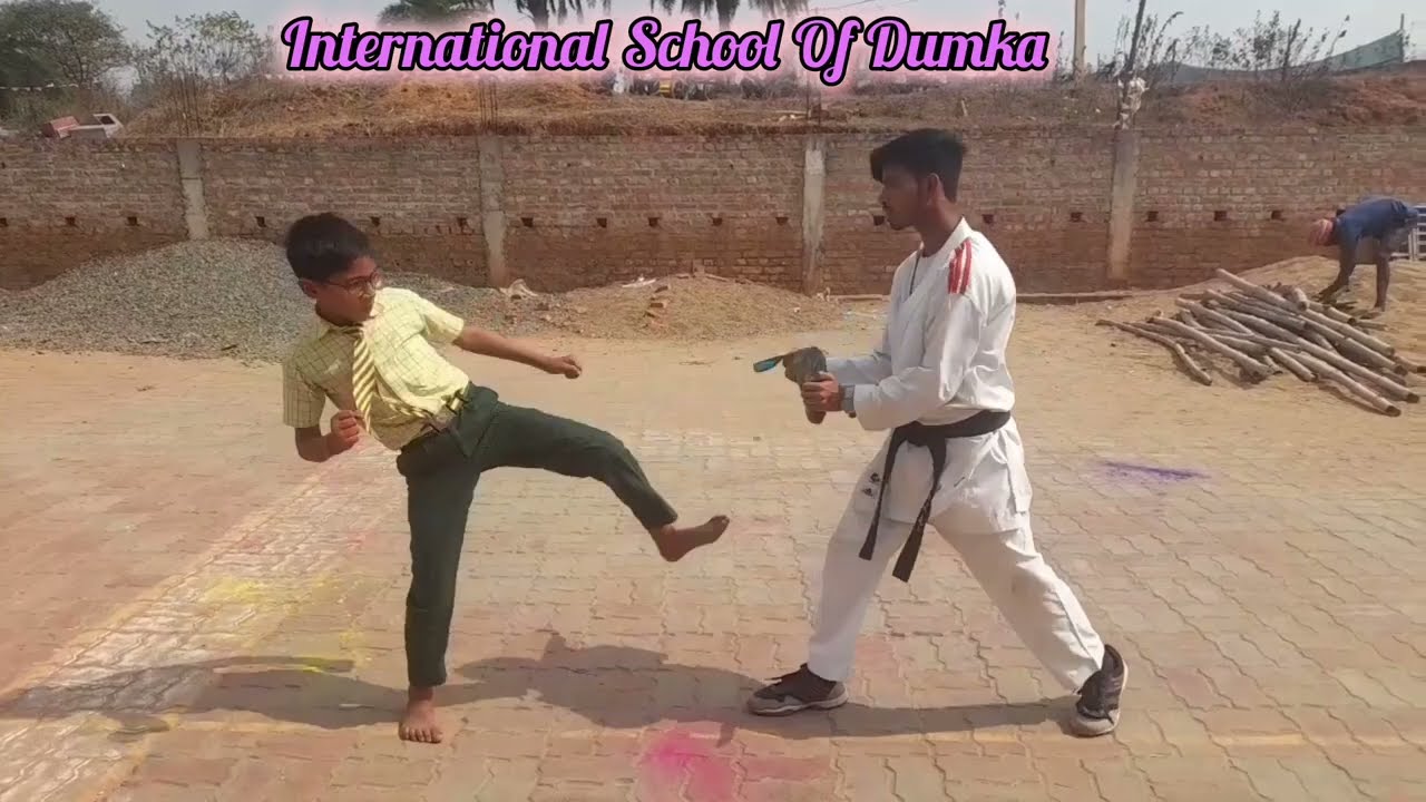 Karate Kids#Martial Arts kick#5 March 2026#Internation school of dumka#karate coach#aryan shroff 