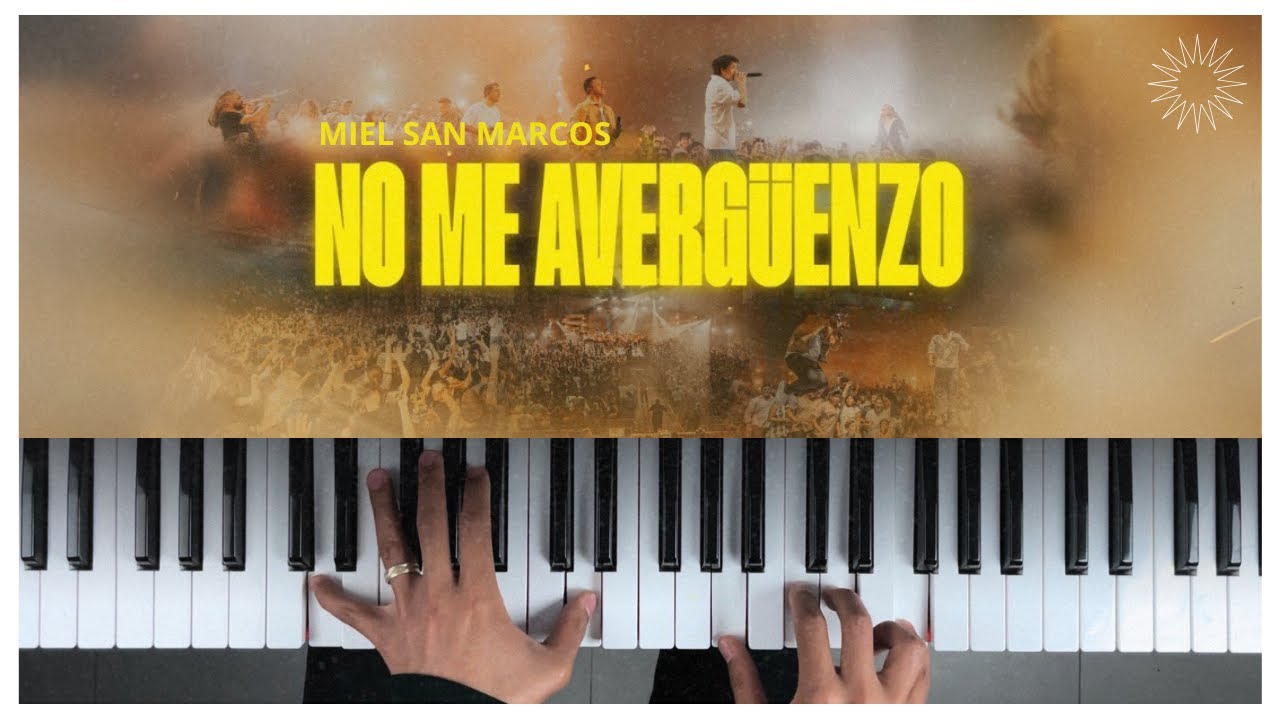 No Me Avergüenzo | Piano Tutorial | Miel San Marcos