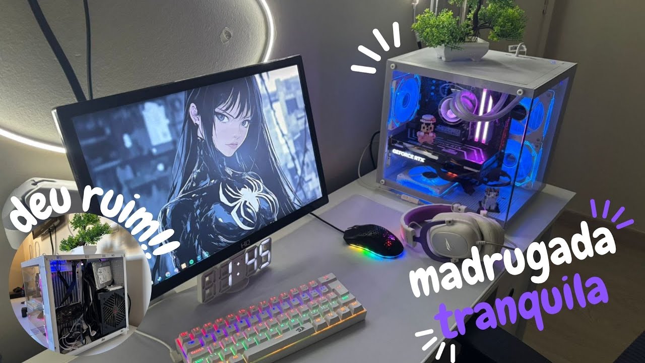 Uma Madrugada Tranquila de um Gamer com Insonia