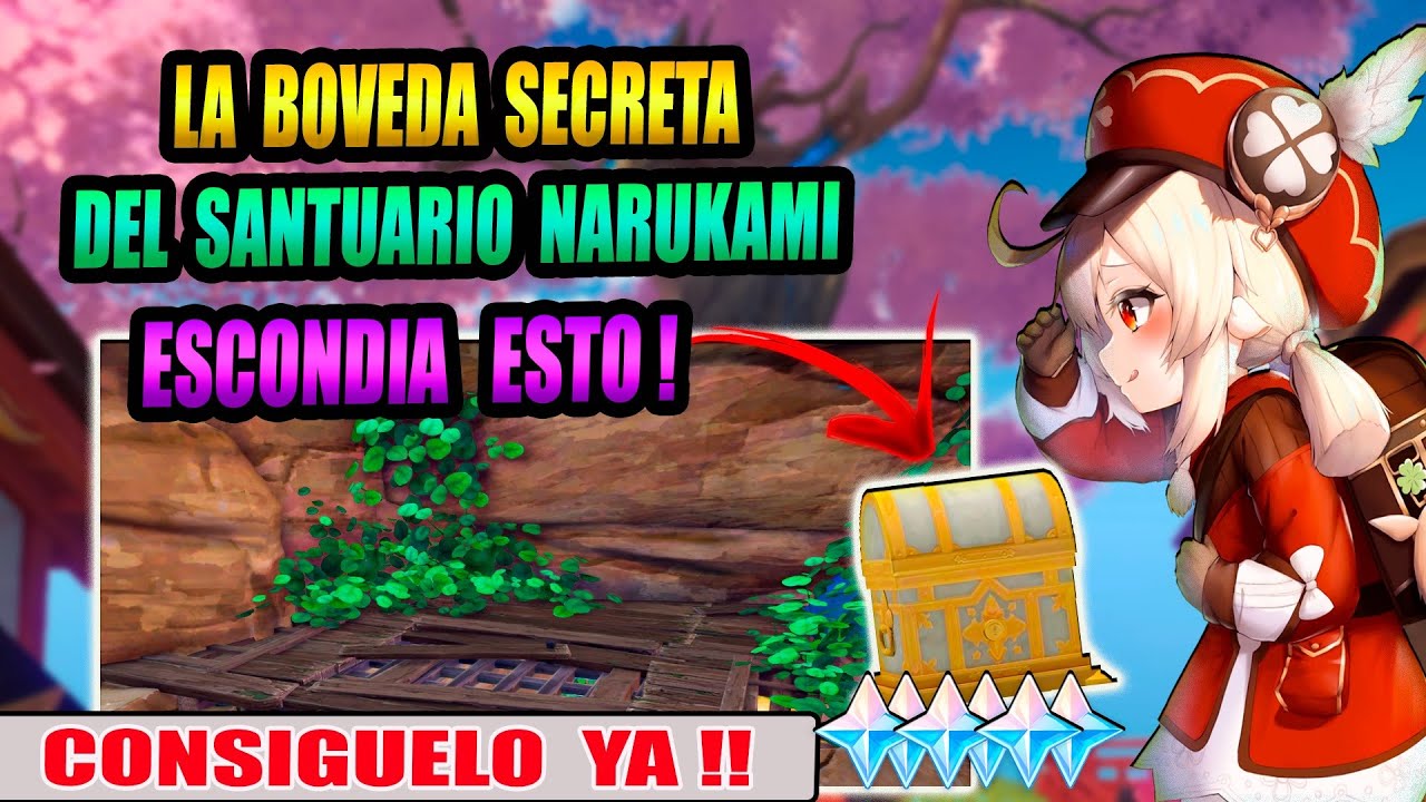 CONSEGUISTE ESTE COFRE LUJOSO OCULTO EN LA BOVEDA DEL SANTUARIO DE NARUKAMI ? / GENSHIN IMPACT 2.4