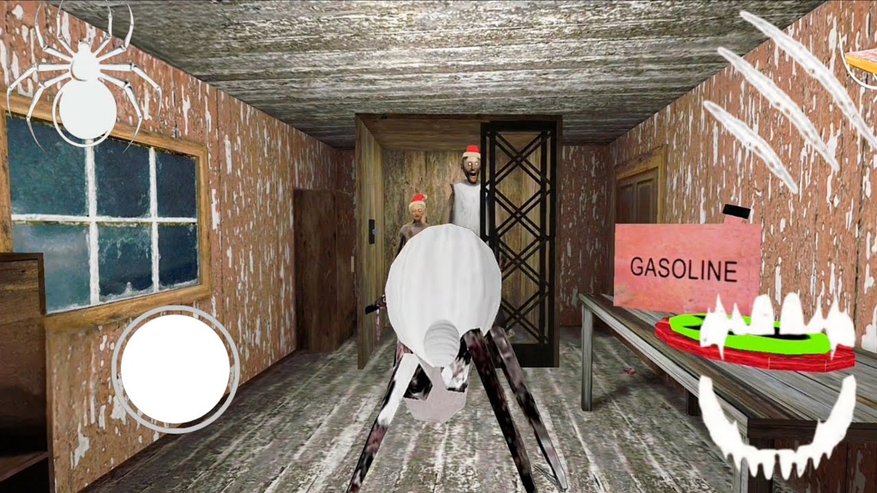 Playing as spider mom in granny house escape | granny mod menu chapter one 
