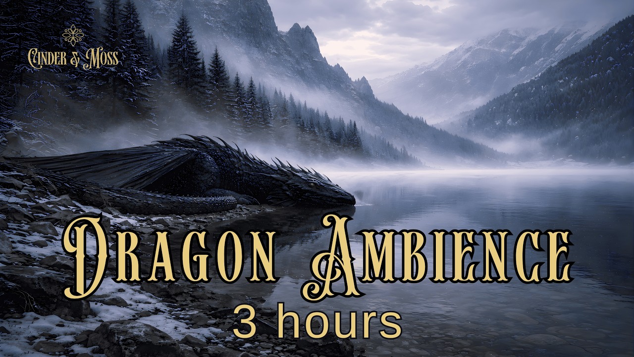 Background for Reading & Focus (No Ads or Vocals) | Winter Dragon Music & Ambience
