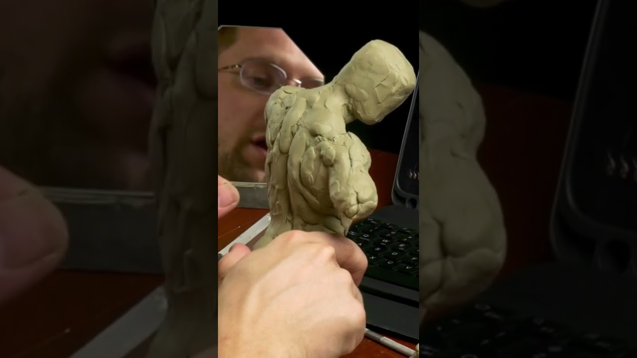 Learn Sculpting From Free Content On YouTube & Proko 3D. #figuresculpting