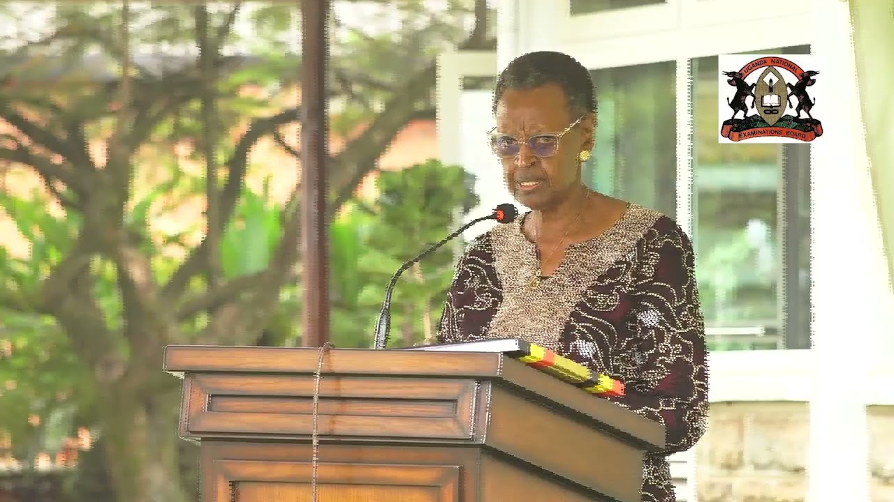 HON JANET KATAHA MUSEVENI -MINISTER OF EDUCATION AND SPORTS REMARKS DURING THE RELEASE OF PLE 2024