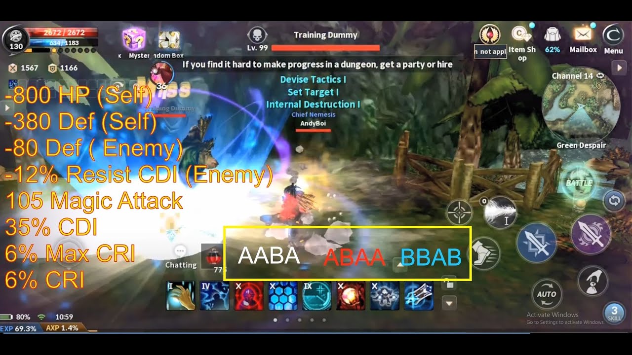 CABAL MOBILE (PH) Battle Mode 3 Synergy Combo FORCE GUNNER (BM3 ComboFG)Cabal Online Slow Motion