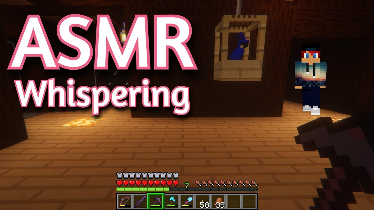 ASMR Gaming | MINECRAFT SURVIVAL (34) | Whispering + Keyboard/Mouse Sounds (ft MrMuddles) 💤