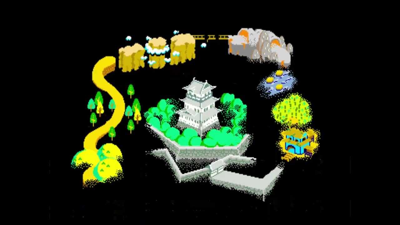 Floor 7   6 5 4   4 0 0 points!!! MAME  Kid Niki Radical Ninja World kidniki 23 10 019  09 55 43