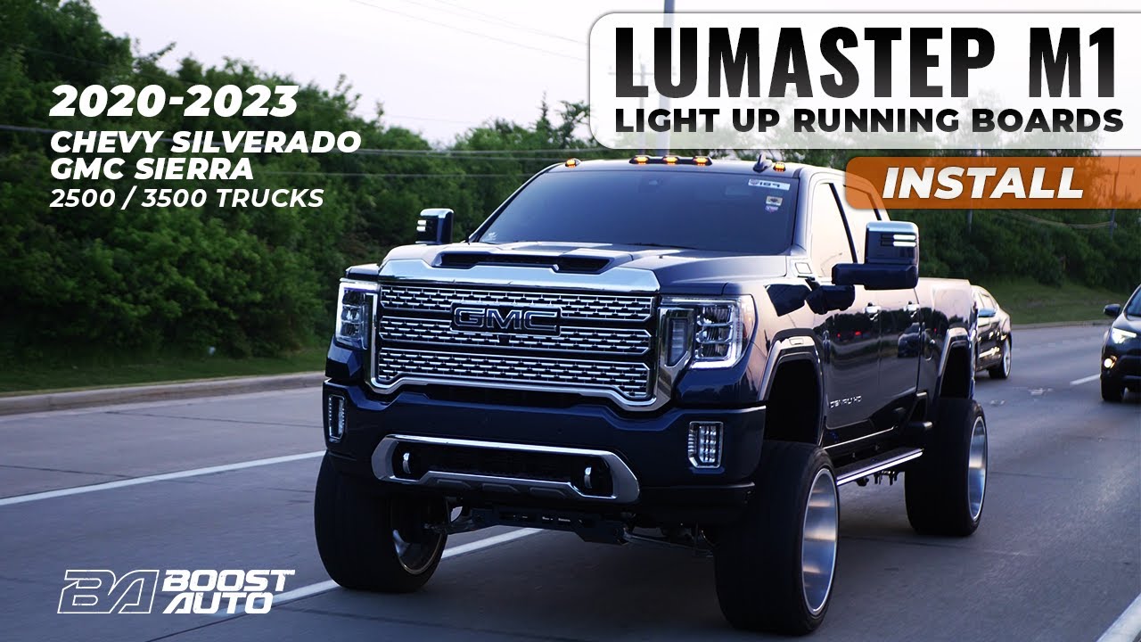 Руководство по установке подножек с подсветкой Lumastep M1 | Chevrolet Silverado и Sierra 2500/35...