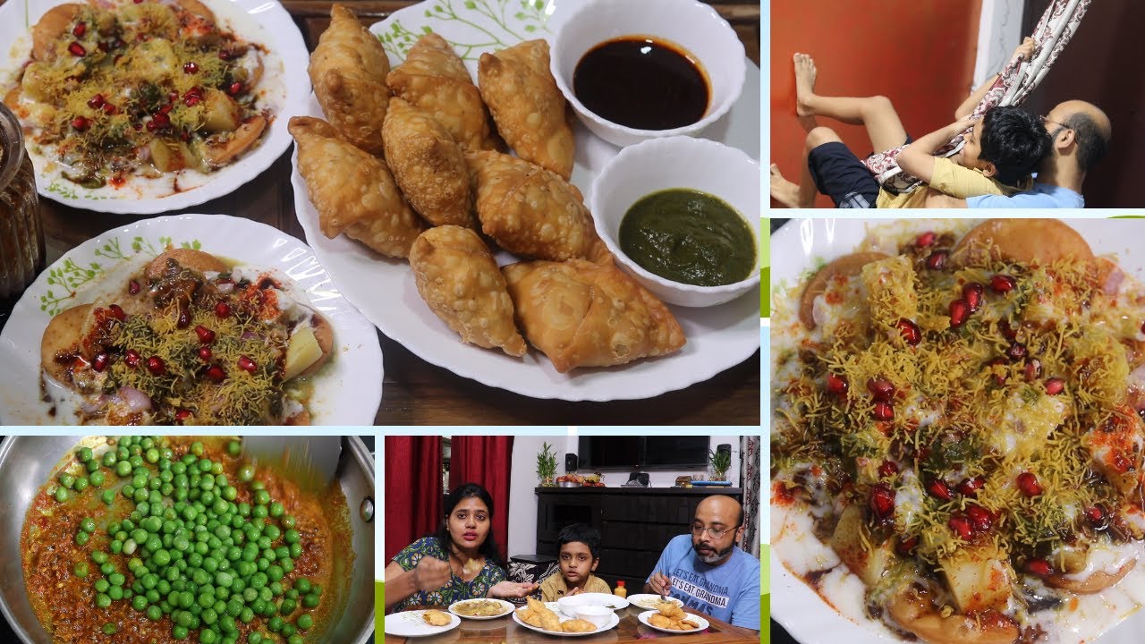 Spend Together A Lovely Sunday...cooked Satisfying Meal..Papdi chaat Recipe Step By Step..पापड़ी चाट
