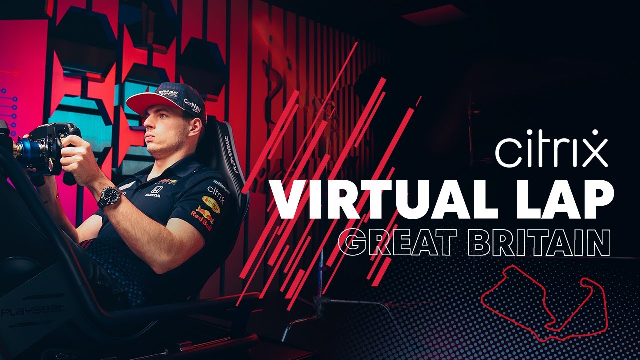 @Citrix Virtual Lap: Max Verstappen Sends It At Silverstone