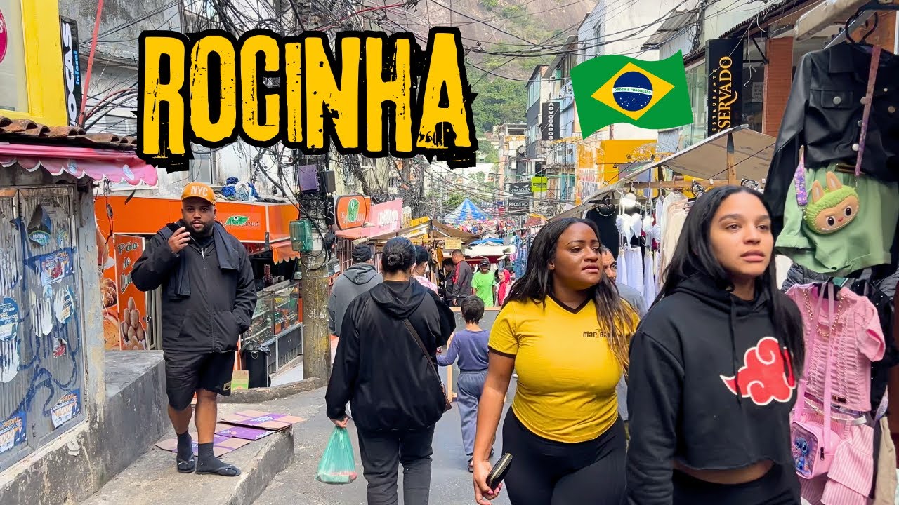 ROCINHA — THE LARGEST FAVELA IN BRAZIL【4K】🔥