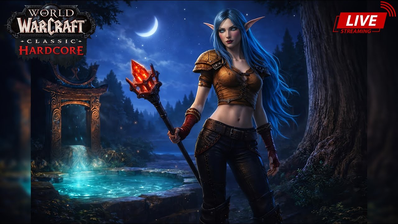WoW Classic Hardcore - Journey to 60 (Night Elf Druid) - Died at lvl 32..