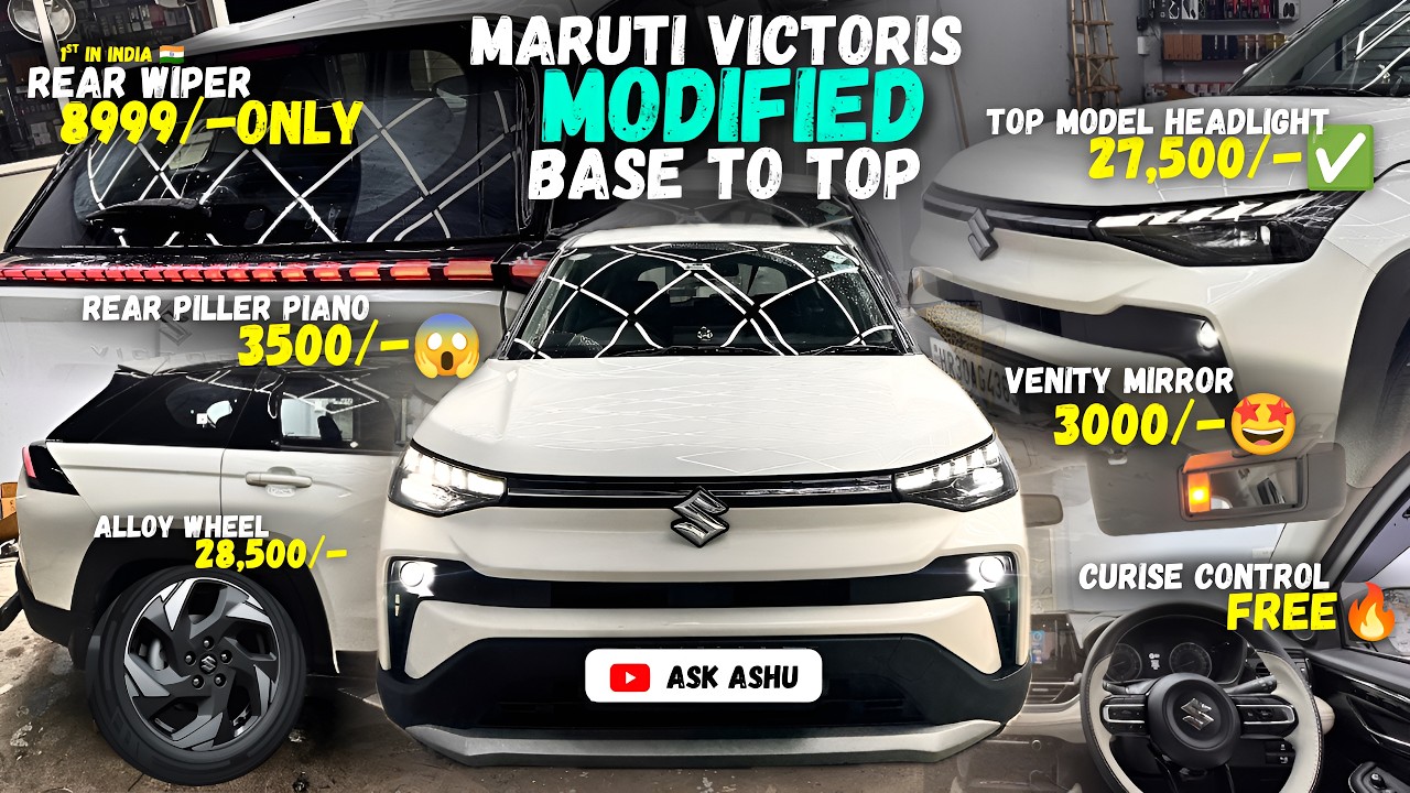 VICTORIS BASE TO TOP MODIFICATION 2026 🔥 VICTORIS BASE MODEL MODIFIED ❤️ VICTORIS LXI CNG 2026