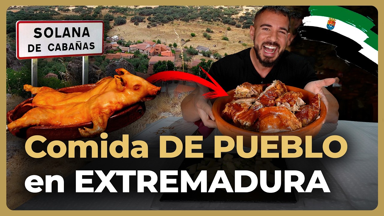 REVENT&Eacute; comiendo en un PUEBLO de C&Aacute;CERES