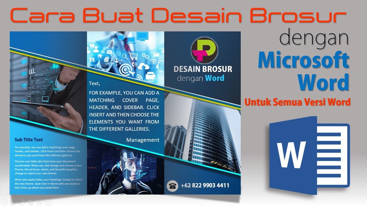 Cara Buat Desain Brosur dengan Microsoft Word