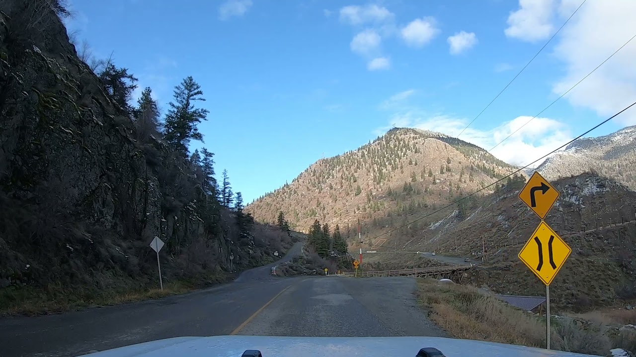 Lilooet to Pemberton, British Columbia via Highline Road (No Audio) Nov 19, 2021