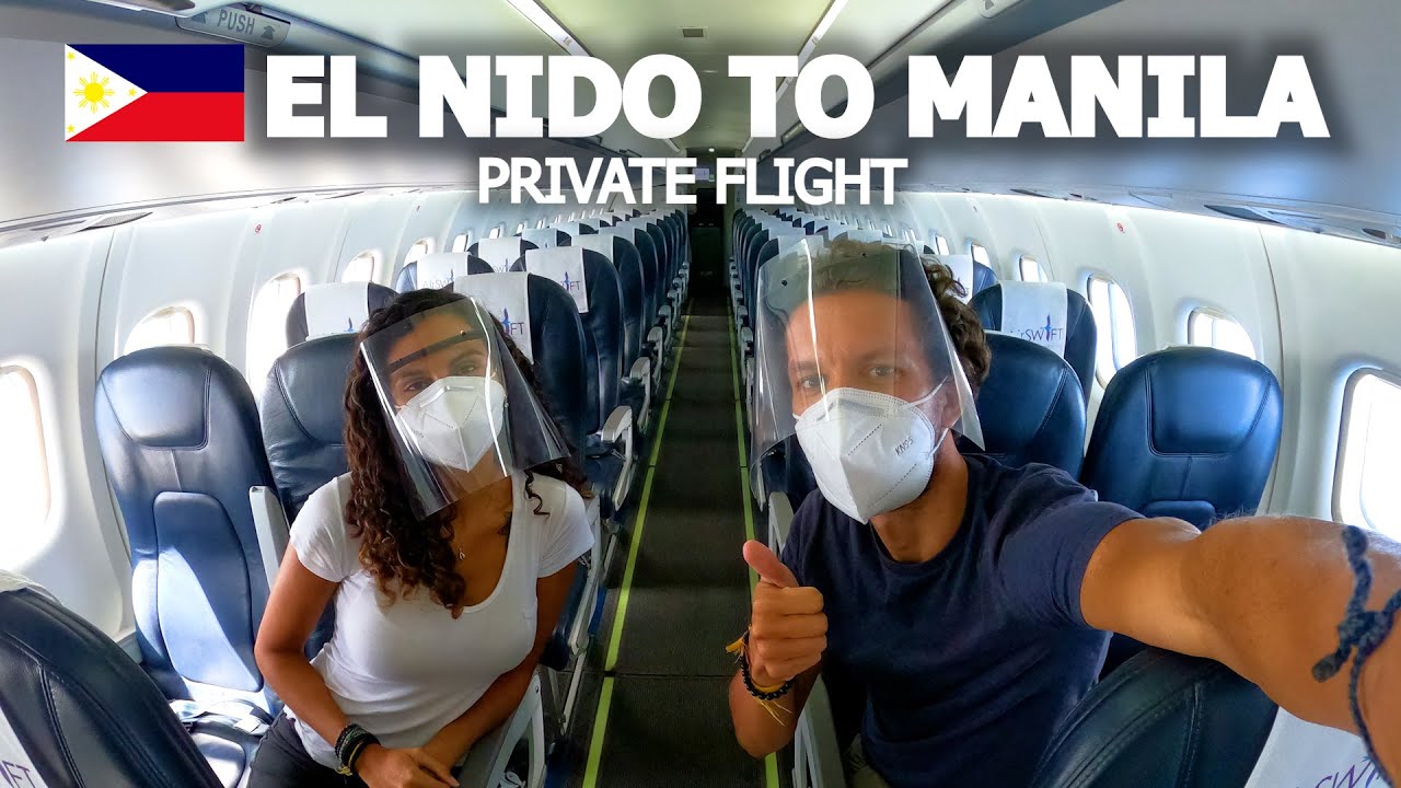 PRIVATE FLIGHT FROM EL NIDO TO MANILA 🇵🇭 PHILIPPINES TRAVEL
