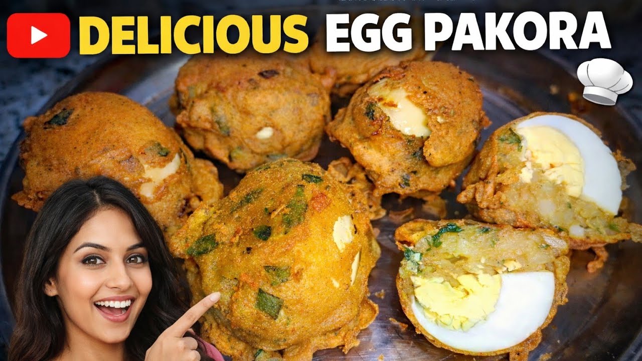 Anda Pakoda Popular Street Food | Iftar recipe | Ramadan Special Ande Aloo Pakoda