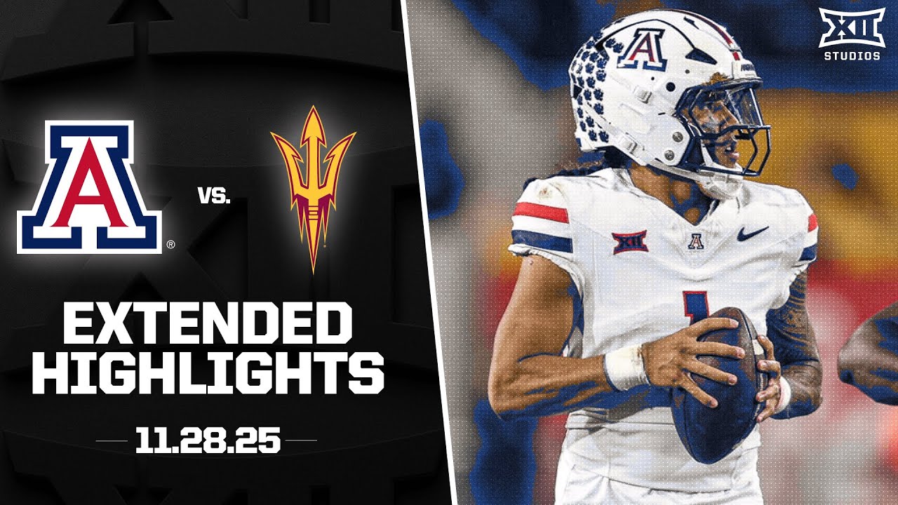 #25 Arizona vs. #20 Arizona State Extended Highlights | 2025 Big 12 Football