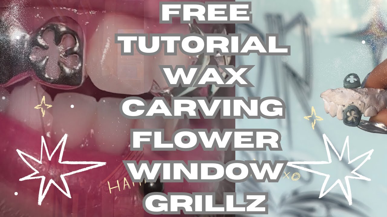 FREE COURSE CARVING FLOWER WINDOW GRILLZ STEP BY STEP | NOIR STUDIO