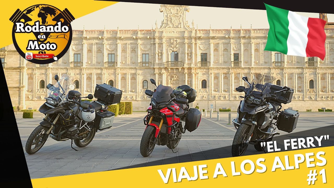 #1 🚩VIAJE A LOS ALPES | Ferry Barcelona - Génova 🚩 #Rodandoenmoto