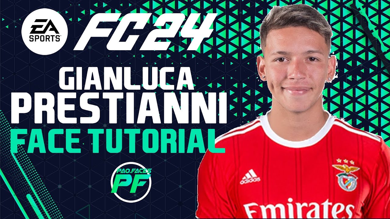EA FC 24 GIANLUCA PRESTIANNI FACE +- STATS Face Creation - CAREER MODE - LOOKALIKE BENFICA