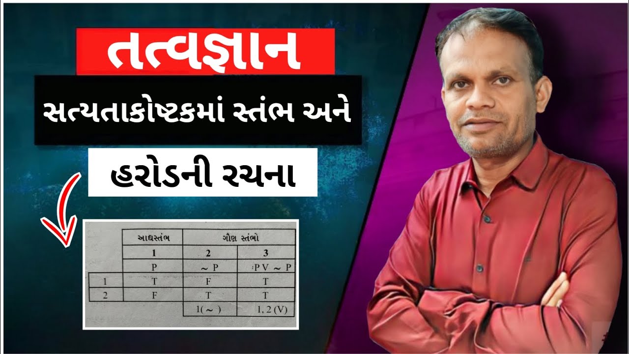 Satyatakoshtak ni rachna |સત્યતાકોષ્ટકની રચના |Philosophy |Std-11/12 |