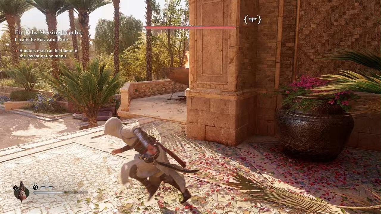 Assassin's Creed Mirage fighting to get the lay of the land