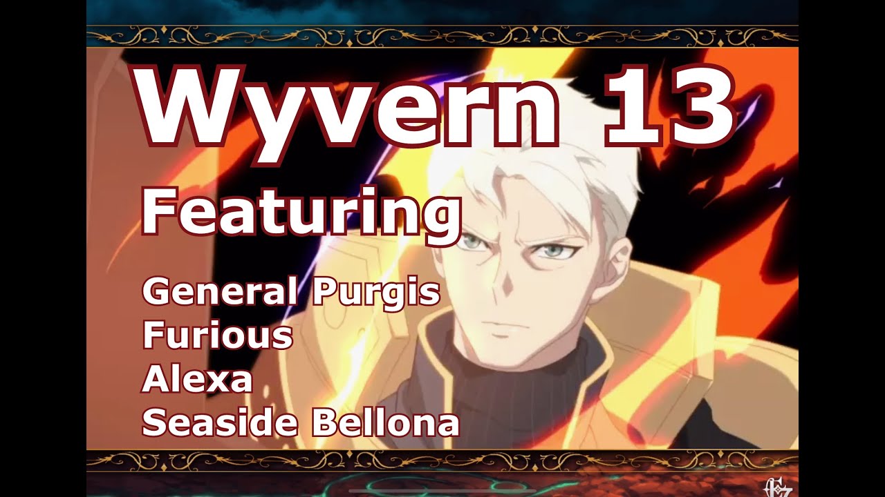 Epic Seven - Wyvern 13 Speed team with General Purgis, Furious, Alexa, Seaside Bellona 2-3 min