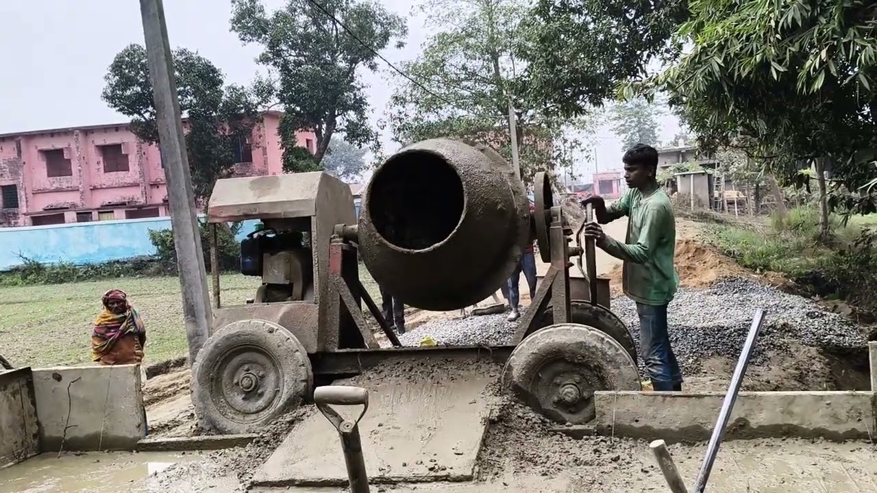 2mtr. Box culvert slab concrete casting is progress.. 