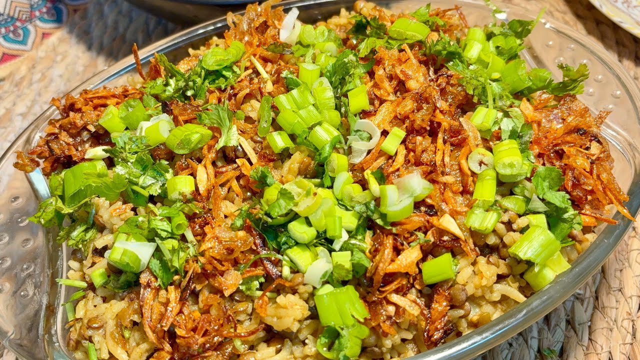 এরাবিয়ান খিচুড়ি- মুজাদারা 👌Mujadara recipe. Middle eastern rice and lentils dish 🔥