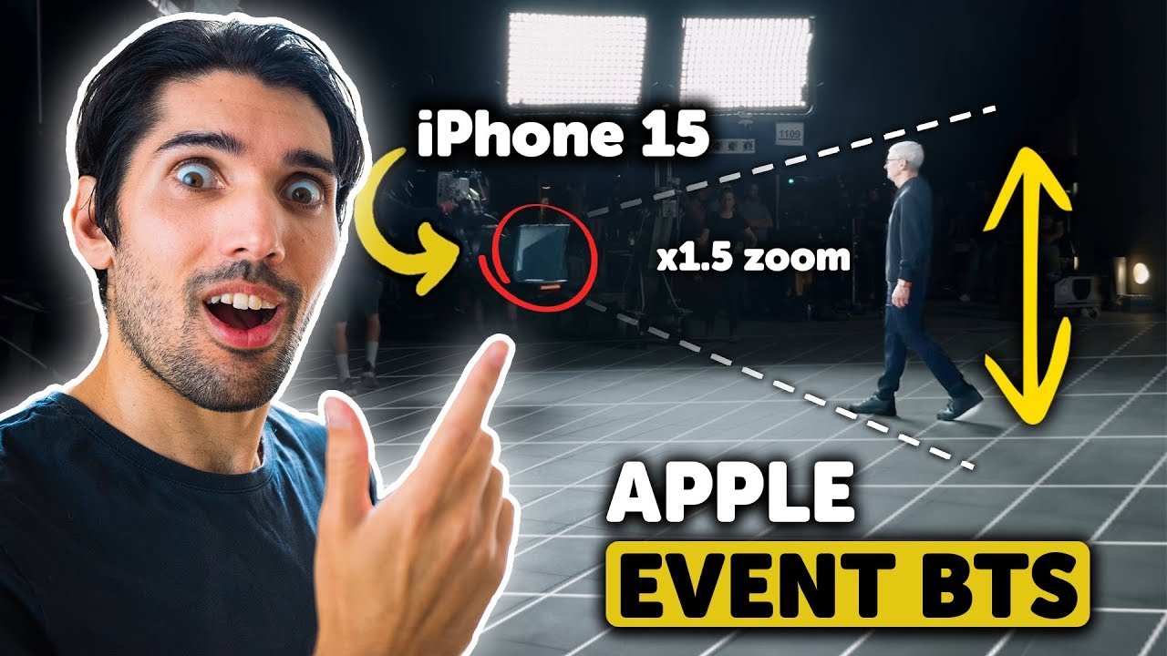 Apple's Filmmaking Revealed! - BTS of Apple's Event Shot With iPhone 15 Pro