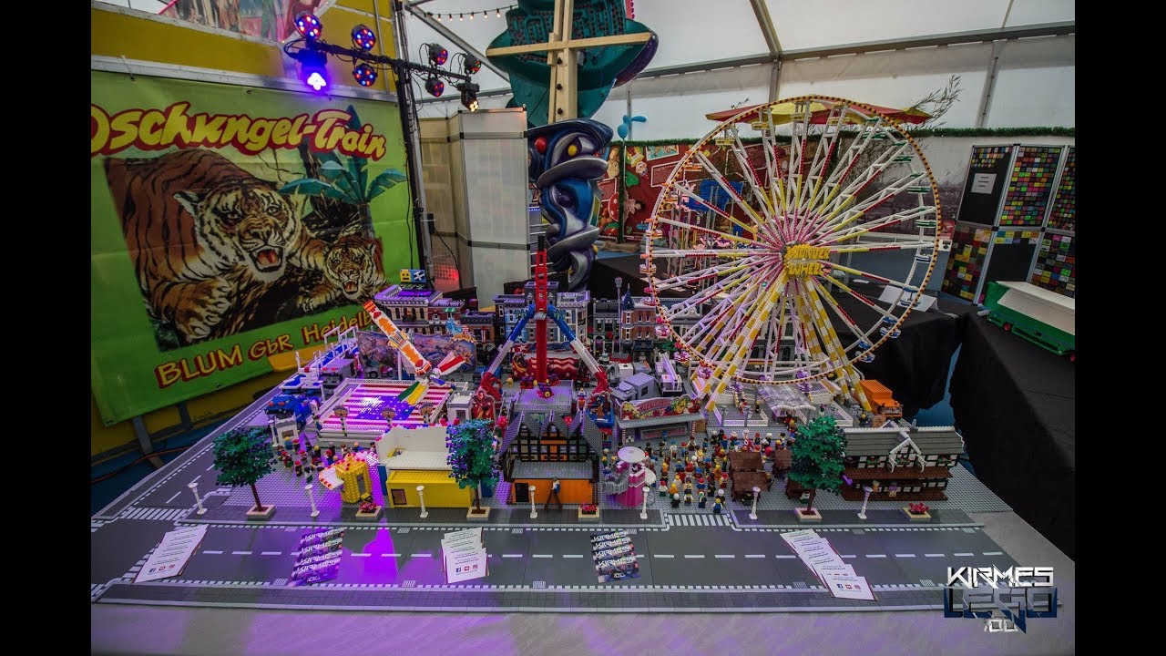 Modellkirmes Ausstellung zum Nürnberger Frühlingsvolksfest 2019 | KirmesBricks100