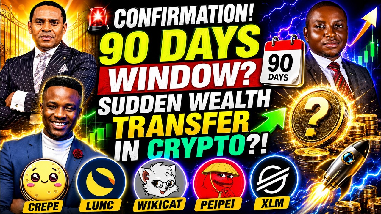 🚨 Подтверждение! 90-дневное окно? Внезапное перераспределение богатства в крипте?! Crepe, LUNC, W...