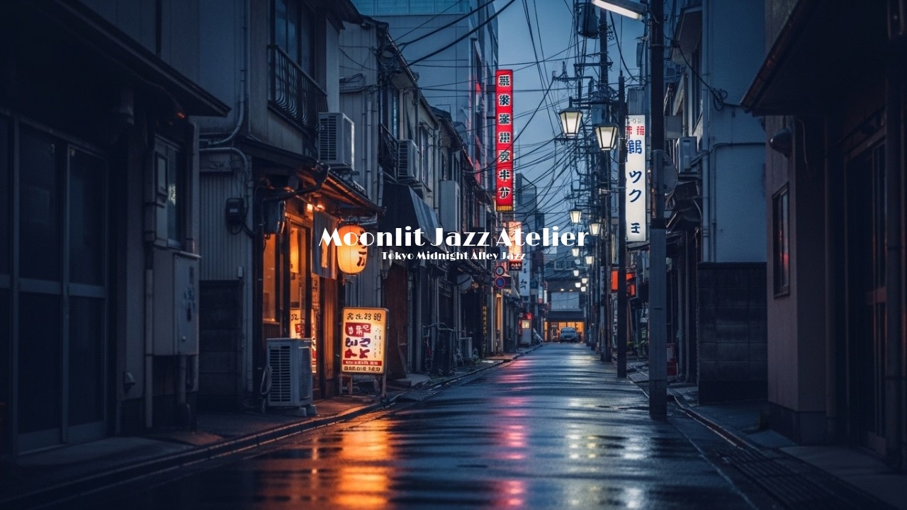 🌃 도쿄 새벽 골목 재즈 | 東京の深夜路地ジャズBGM | Tokyo Midnight Alley Jazz