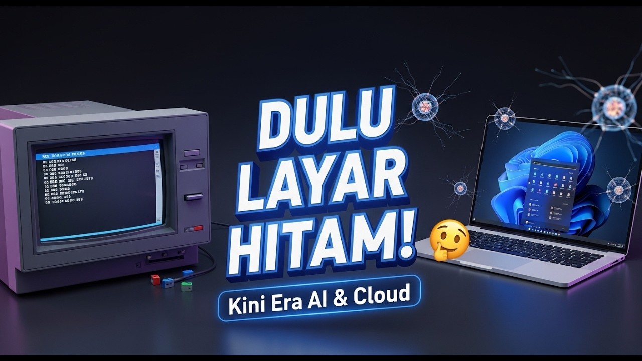 DULU CUMA LAYAR HITAM! 🖥️ Perjalanan 40 Tahun Windows: Dari MS-DOS Hingga Era AI & Cloud