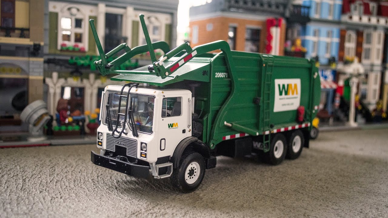 First Gear Mack MR Wittke Superduty Front Load Garbage Truck