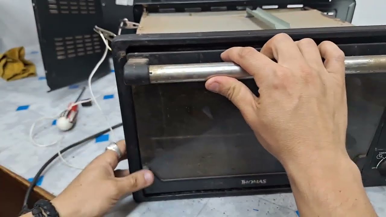 ✅️REPARACIÓN DE HORNO ELECTRICO MARCA THOMAS no calienta ARRIBA solución rápida hazlo tu mismo