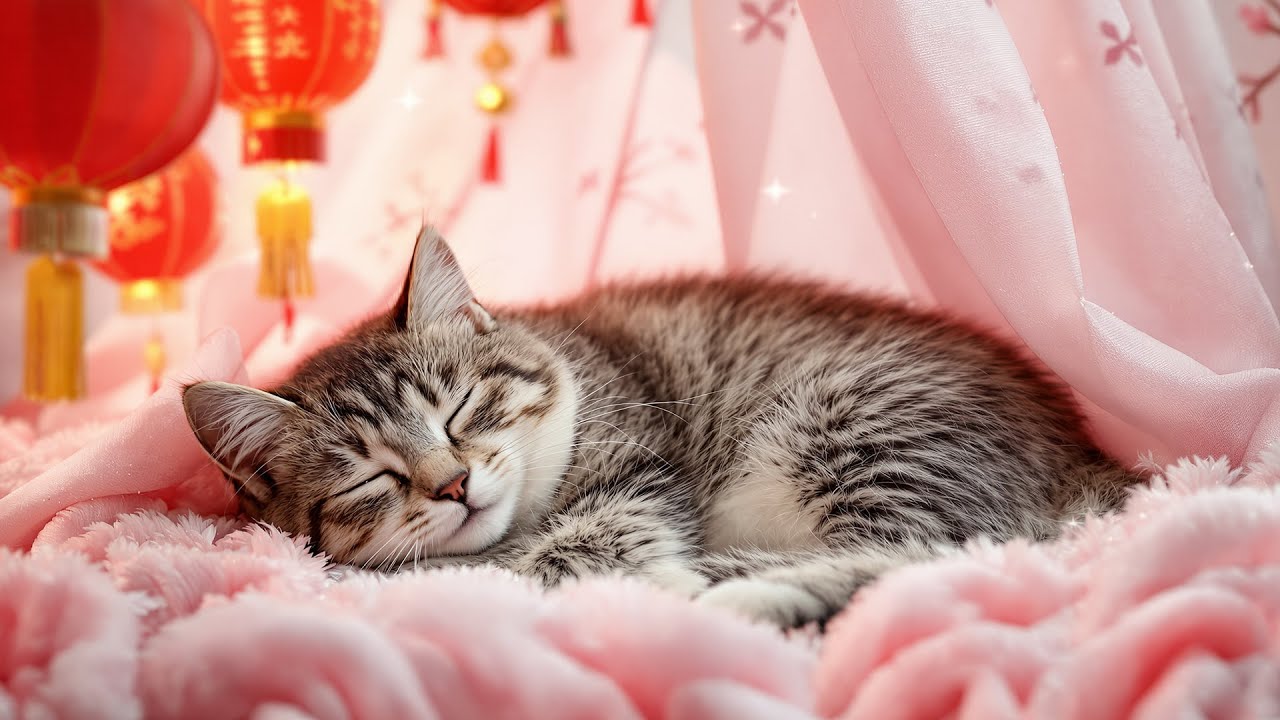 12 Hours Deep Sleep Music for Cats 💤 Calm Healing Sounds & Cat TV (No Ads)