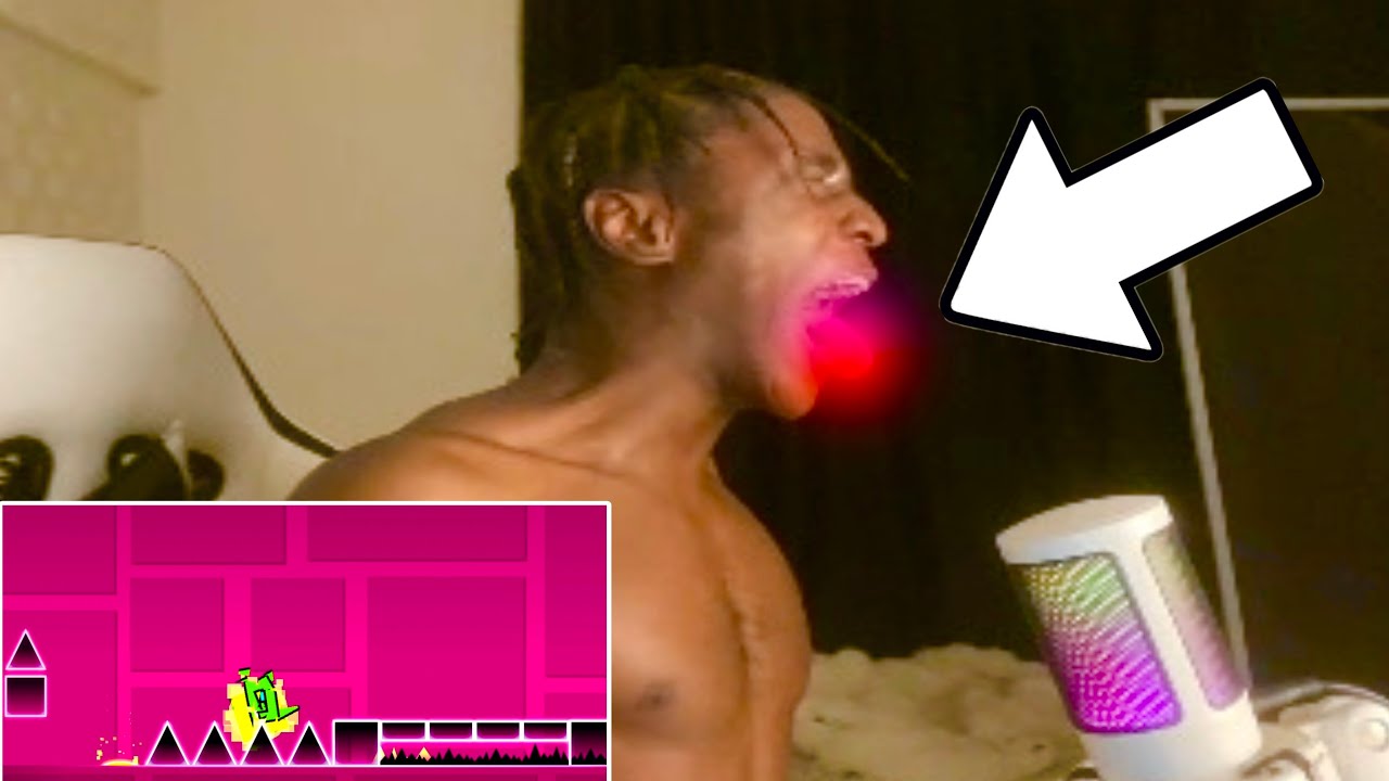 Geometry Dash, but 1 Death = 1 Shot of Hot Sauce 