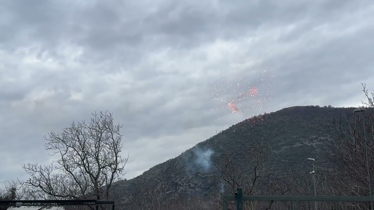 Cicciano 2026 - spettacolo pirotecnico diurno eseguito dalla ditta Di Matteo fireworks 