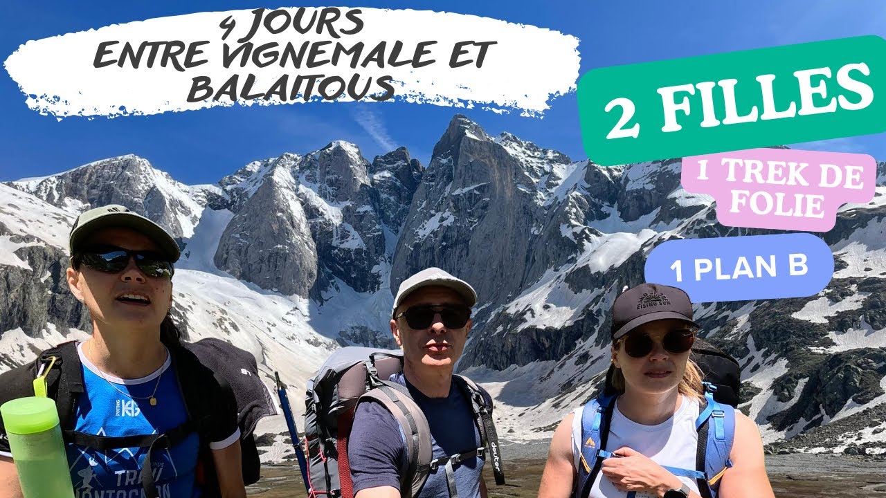 ENTRE VIGNEMALE ET BALAITOUS, lac de Gaube, refuge de Marcadeau refuge de Respomuso lacs de Cambales