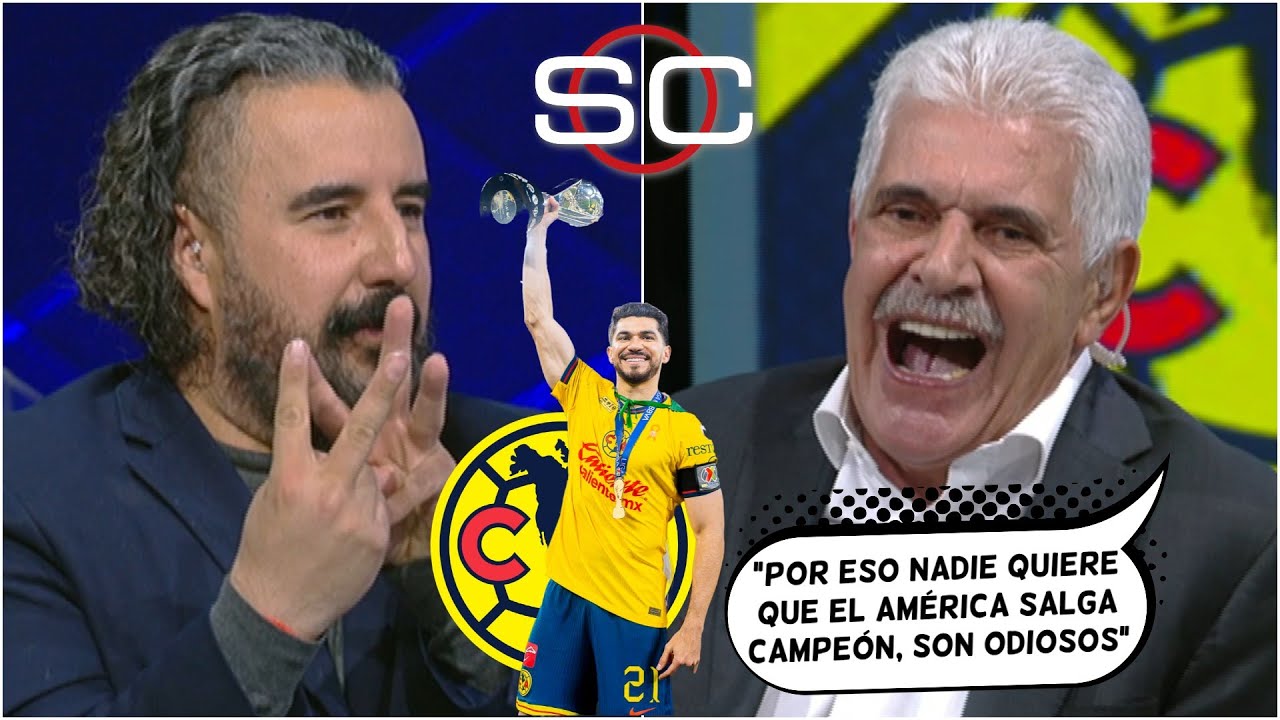 TUCA FERRETTI se ENFURECE con ÁLVARO MORALES por TRICAMPEONATO del AMÉRICA en LIGA MX | SportsCenter