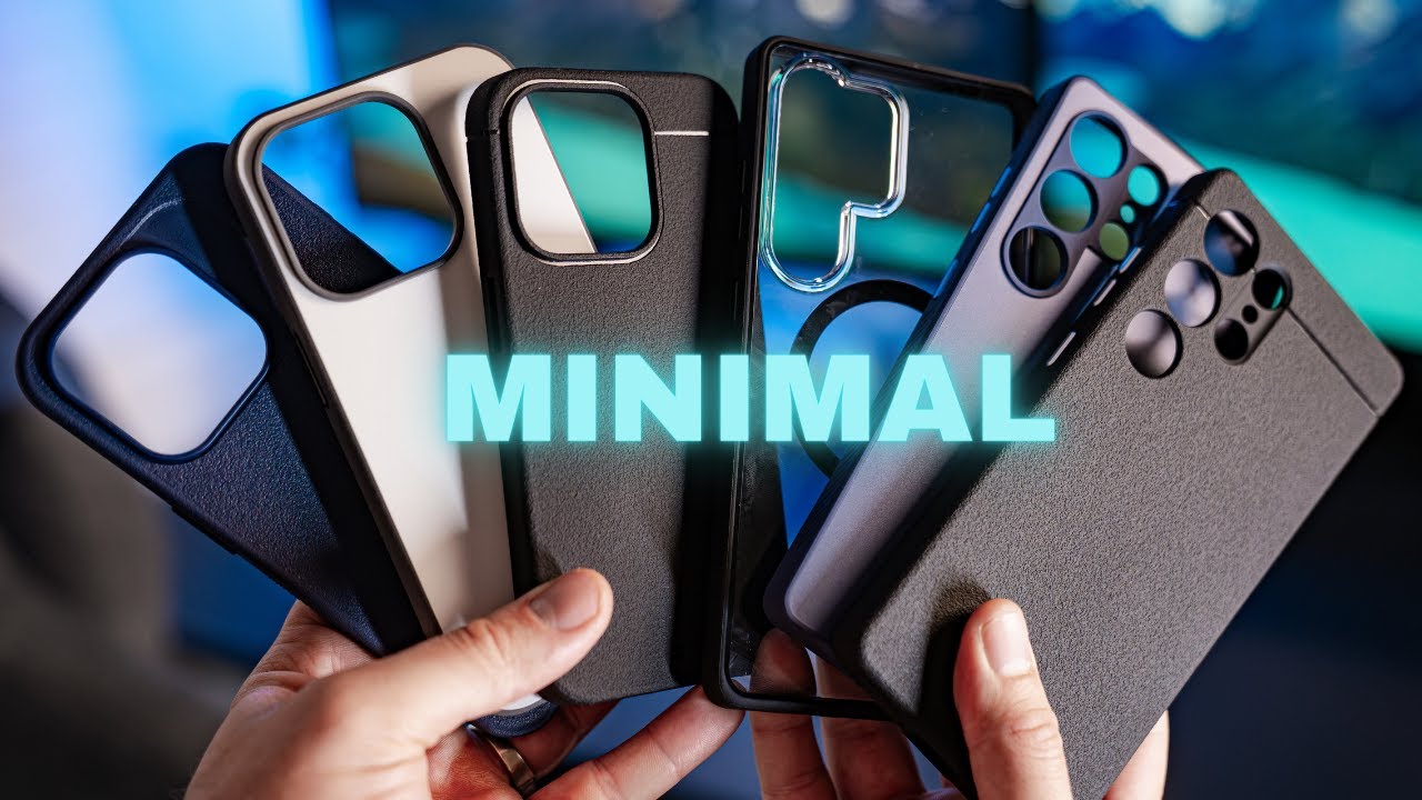 The Best Minimal Phone Cases? Caudabe Sheath, Paragon & Synthesis